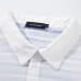 Gradient striped polo shirt