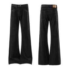 Embroidered Casual Straight-Leg Tapered Slim Fit Jeans