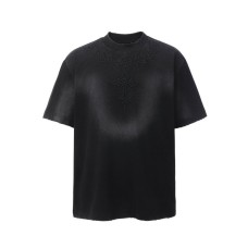 Spray dyed dirty short sleeves