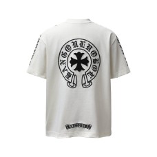 Sanskrit Gothic letters embroidered short sleeves