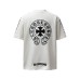 Sanskrit Gothic letters embroidered short sleeves