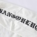 Sanskrit Gothic letters embroidered short sleeves