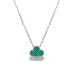 Lucky Clover Necklace Pendant Titanium Steel Double sided Beimu Clavicle Jewelry