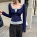 Two-Piece Set with Padded Sleeveless Cami and Long Sleeve