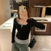Two-Piece Set with Padded Sleeveless Cami and Long Sleeve