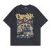 Cartoon Skull Anime Printed Short Sleeve