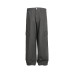 Retro washed large pocket vintage casual pants