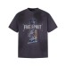 Cross hot stamping and making old short sleeves