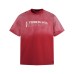 Spray painted vintage letters short sleeves