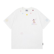 Cartoon Embroidered Short Sleeve