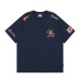 Emblem Embroidered Cartoon Short Sleeve
