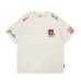 Emblem Embroidered Cartoon Short Sleeve