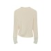 Seductive Mesh Spliced Round Neck Long Sleeve T-Shirt
