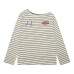 Striped printed casual long sleeved t-shirt for women