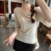 Pure Desire Sexy Backless White T-Shirt Pure Desire Sexy Backless White T-Shirt
