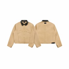 Heavy Washed Distressed Denim Detroit Jacket Men's Outerwear