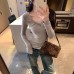 Knotted V-Neck Fitted Inner Layer Top for Women