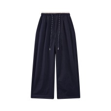 Casual Wide Leg Trousers High-Fall Loose Fit Dope Color Cargo Pants