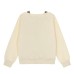 V-neck dopamine striped fake two piece long sleeved sweatshirt for women