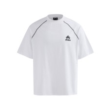 Creative letter printed short sleeved shirt