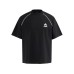 Creative letter printed short sleeved shirt