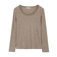 Solid Color Round Neck Long Sleeve Knit Top Solid Color Round Neck Long Sleeve Knit Top