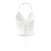 Tie up neck hanging small top