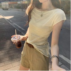 Lace-like Rayon Sleeveless Knit Top for Women