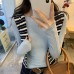Soft Knit Raglan Sleeve Long Sleeve T-Shirt 