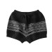 Fairland Vintage Knitted Fried Dough Twists Shorts Female