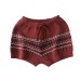 Fairland Vintage Knitted Fried Dough Twists Shorts Female
