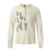 Punk texture loose street long sleeved T-shirt