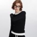 Round Neck Long Sleeve T-Shirt Slim Fit Casual Inner Layer 