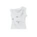 Shoulder Design Crop Top for Women Sleeveless Tank