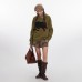 Casual Crewneck Knitwear Pattern Loose Vintage Round Neck