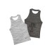Backless Crop Design Inner Layer or Outer Wear Sleeveless