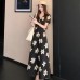 Style Elegant Plus Size Summer V-Neck Printed Long Dress