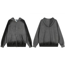 Tie dye willow nail hooded sweatshirt jacket
