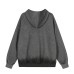 Tie dye willow nail hooded sweatshirt jacket