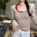 Two-Piece Set  Elegant Sheer V-Neck Sleeveless Top 