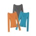 Solid Color Long Sleeve Deep V-Neck Slim Fit  Knit Top