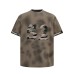 Tie dye dirty short sleeves with waste soilv Tie dye dirty short sleeves with waste soilv