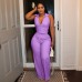 Style Sleeveless Round Neck Women's Clothing Set
