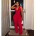 Style Sleeveless Round Neck Women's Clothing Set