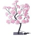 EVA Artificial Valentine's Day Rose Tree Lamp for Bedroom and Living Room, Qixi Wedding Decoration with USB Switch, Warm White Light