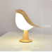 Creative Magpie Bird Night Light Aromatherapy Lamp Decorative Lamp Bedroom Headboard Ornament Tri color Touch Charging Atmospher