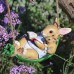 Garden Ornament Outdoor Tree Hanging Swing Decorative Novelty Balcony Animal Craft Gift