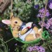Garden Ornament Outdoor Tree Hanging Swing Decorative Novelty Balcony Animal Craft Gift