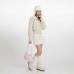 Short Fitted Lamb Wool Winter Warm Coat Fluffy Quilted Thick Cotton Jacket