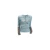 Striped patchwork contrasting long sleeved women